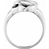 14K White Metal Fashion Ring photo 2