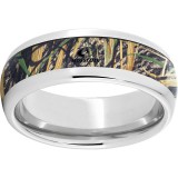 Serinium Domed Band with Mossy Oak Shadowgrass Inlay photo