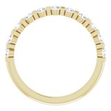 14K Yellow 1/2 CTW Diamond Anniversary Band photo 2