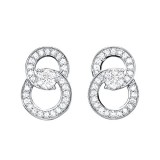 Gems One 10Kt White Gold Diamond (1/2Ctw) Earring photo