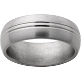 Titanium Domed Band with Satin Finish photo