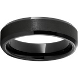Black Diamond Ceramic Beveled Edge Band with Stone Finish photo