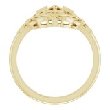 14K Yellow Vintage-Inspired Ring photo 2