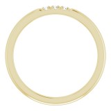 14K Yellow .06 CTW Diamond French-Set Anniversary Band photo 2