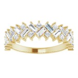 14K Yellow 9/10 CTW Diamond Anniversary Band photo 3