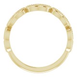 14K Yellow 1/8 CTW Diamond Anniversary Band photo 2