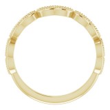 14K Yellow 1/8 CTW Diamond Anniversary Band photo 2