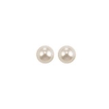 Gems One 14Kt White Gold Pearl (1 Ctw) Earring photo