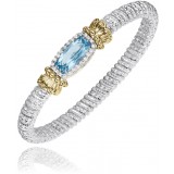 Vahan 14k Gold & Sterling Silver Sky Blue Topaz Bracelet photo