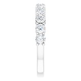 14K White 1 CTW Diamond Anniversary Band photo 4