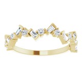 14K Yellow 1/3 CTW Diamond Anniversary Band photo 3