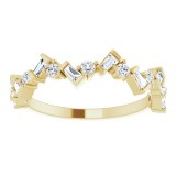 14K Yellow 1/3 CTW Diamond Anniversary Band photo 3