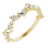 14K Yellow 1/3 CTW Diamond Anniversary Band photo