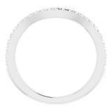 14K White 1/5 CTW Diamond Matching Band photo 2