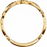 14K Yellow Stackable Ring photo 2