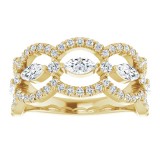 14K Yellow 1 1/3 CTW Diamond Anniversary Band photo 3