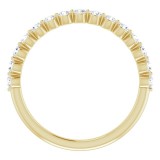 14K Yellow 1/2 CTW Diamond Anniversary Band photo 2