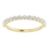 14K Yellow 1/2 CTW Diamond Anniversary Band photo 3
