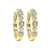 Gems One 10Kt Yellow Gold Diamond (1/8Ctw) Earring photo