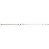 14K Rose 1/6 CTW Diamond Infinity-Inspired 8 Bracelet photo 2
