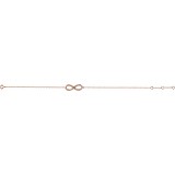 14K Rose 1/6 CTW Diamond Infinity-Inspired 8 Bracelet photo 2