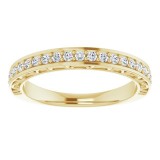 14K Yellow 1/3 CTW Diamond Anniversary Band photo 3