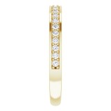 14K Yellow 1/3 CTW Diamond Anniversary Band photo 4