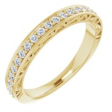 14K Yellow 1/3 CTW Diamond Anniversary Band photo