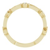 14K Yellow 1/6 CTW Diamond Anniversary Band photo 2