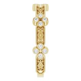 14K Yellow 1/6 CTW Diamond Anniversary Band photo 4