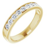 14K Yellow 9/10 CTW Diamond Band photo