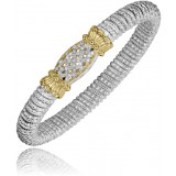 Vahan 14k Gold & Sterling Silver Diamond Bracelet photo