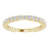 14K Yellow 3/4 CTW Diamond Anniversary Band photo 3
