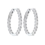 Gems One 14Kt White Gold Diamond (1Ctw) Earring photo