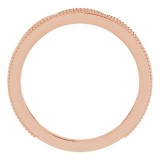 14K Rose Stackable Ring photo 2