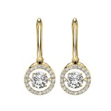 Gems One 14KT Yellow Gold & Diamond Rhythm Of Love Fashion Earrings  - 2-1/2 ctw photo