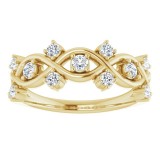 14K Yellow 3/8 CTW Diamond Anniversary Band photo 3