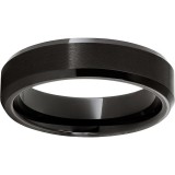 Black Diamond Ceramic Beveled Edge Band with Satin Finish photo