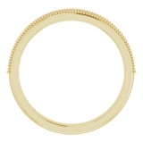 14K Yellow 1 mm Round 1/10 CTW Diamond Anniversary Band photo 2