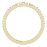 14K Yellow 1/2 CTW Diamond Anniversary Band photo 2