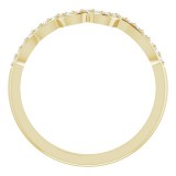 14K Yellow .08 CTW Diamond Matching Band photo 2