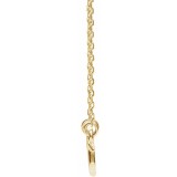 14K Yellow Snake 16-18 Necklace photo 2