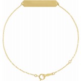 14K Yellow Geometric 7-8 Bracelet photo