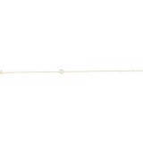 14K Yellow .06 CTW Diamond Initial D 6-7 Bracelet photo 2