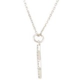 14K White 1/5 CTW Diamond Star of David Necklace photo 2