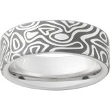 Serinium Pipe Cut Band with Journey Laser Engraving photo