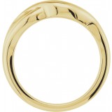 14K Yellow Freeform Remount Ring photo 2