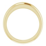14K Yellow 4 mm Petite Dome Ring photo 2