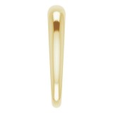 14K Yellow 4 mm Petite Dome Ring photo 4