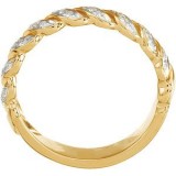 14K Yellow 1/5 CTW Diamond Anniversary Band photo 2